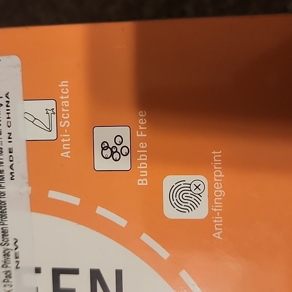 Bundle of 7 -  3 pack privacy screen protector for iPhone 16plus - Picture 4 of 6